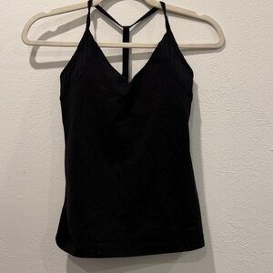 lululemon athletica Black V-Neck Strappy-Back Camisole